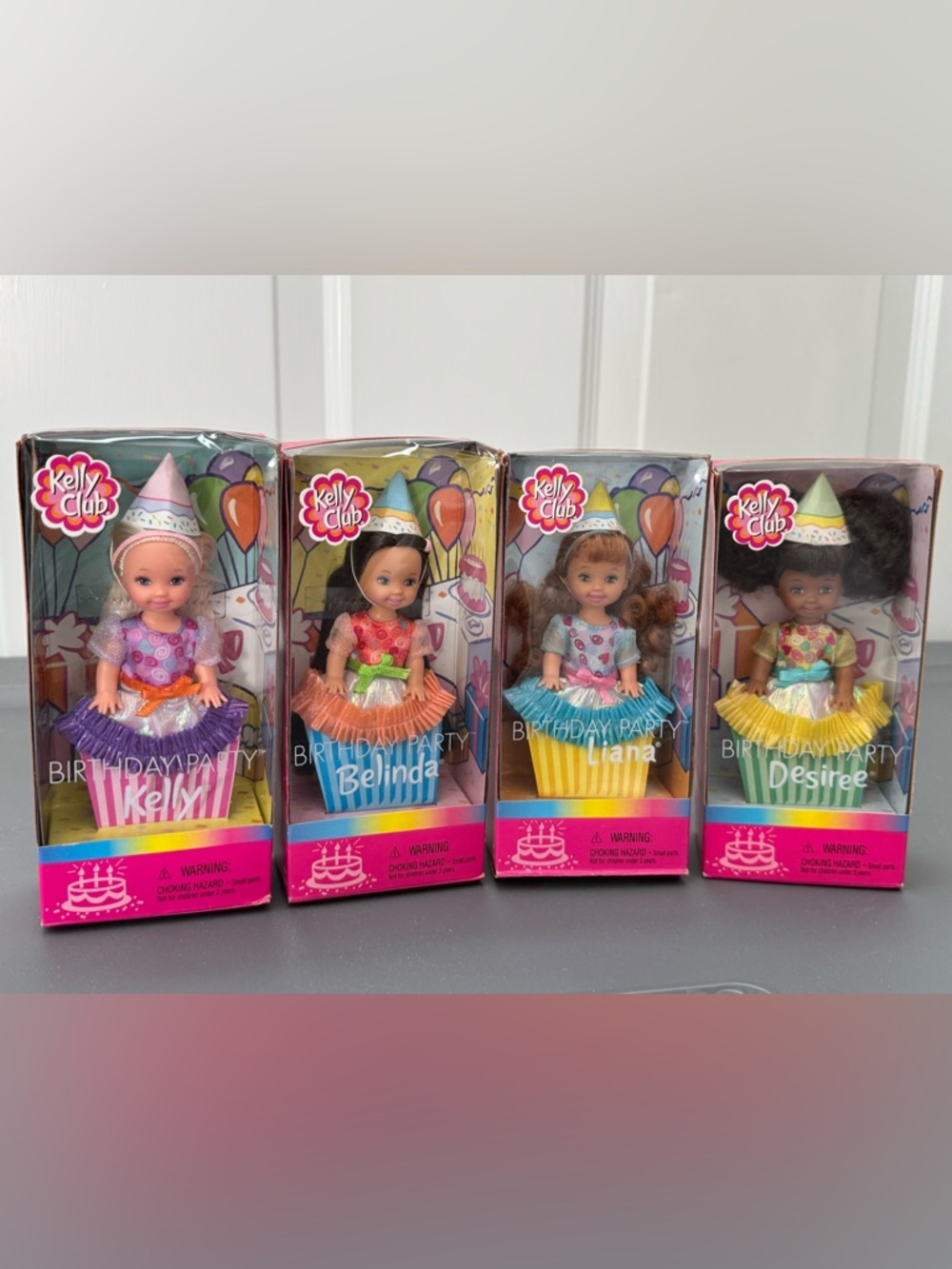 Lot of 17 Kelly Dolls with Birthday Party Themes, NRFB